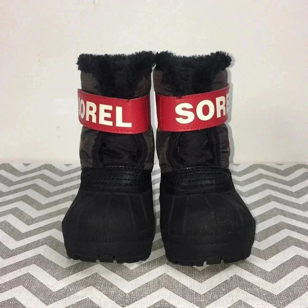 Sorel Black Winter Snow Boots Size 5 BB